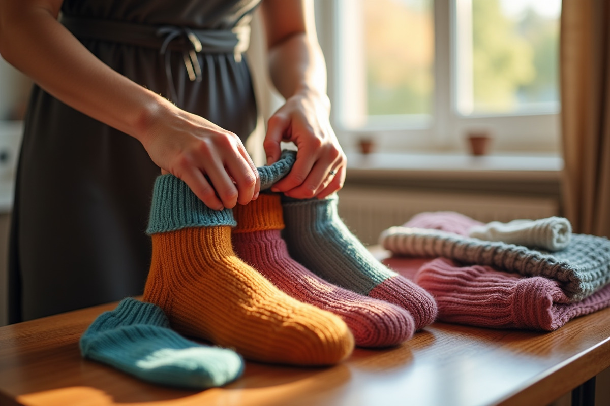 tricot chaussettes